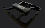 ROSE MTB CNC Pedal Black Low-poly 3D model