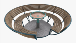 Roundabout bench 01