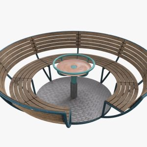 Roundabout bench 01