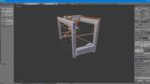 RTG Gantry  Port Crane Low poly