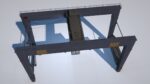 RTG Gantry  Port Crane Low poly