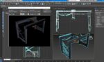 RTG Gantry  Port Crane Low poly