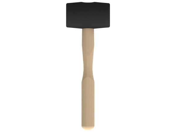 Rubber Mallet with Wooden Handle