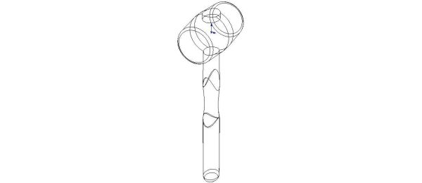 Rubber Mallet with Wooden Handle