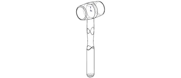 Rubber Mallet with Wooden Handle