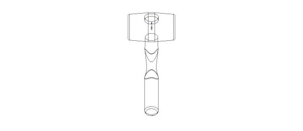 Rubber Mallet with Wooden Handle