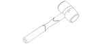 Rubber Mallet with Wooden Handle