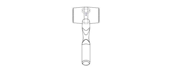 Rubber Mallet with Wooden Handle
