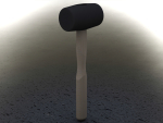 Rubber Mallet with Wooden Handle