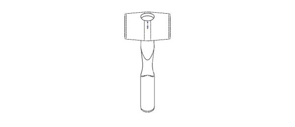 Rubber Mallet with Wooden Handle