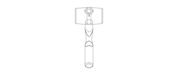 Rubber Mallet with Wooden Handle