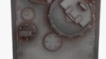Rusted Metal Bunker Door Collection