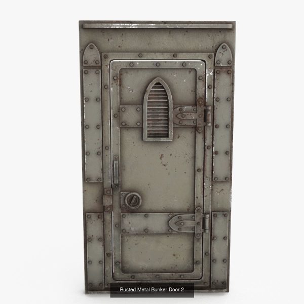 Rusted Metal Bunker Door Collection