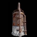 Rusted Metal Silo