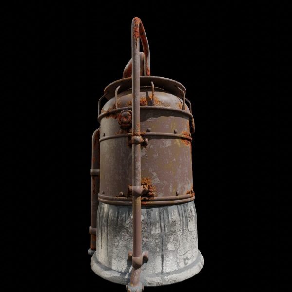 Rusted Metal Silo