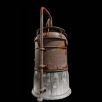 Rusted Metal Silo