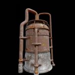 Rusted Metal Silo
