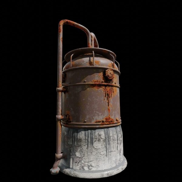 Rusted Metal Silo