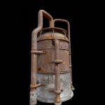 Rusted Metal Silo