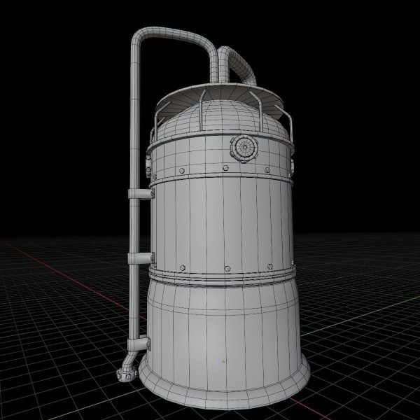 Rusted Metal Silo