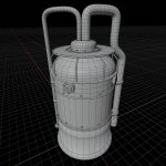 Rusted Metal Silo