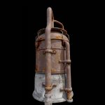 Rusted Metal Silo