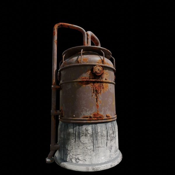 Rusted Metal Silo