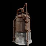 Rusted Metal Silo