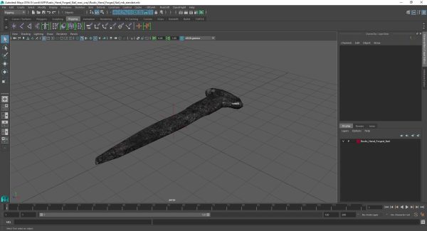 Rustic Hand Forged Nail