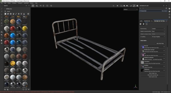 Rusty Bed 3D Model