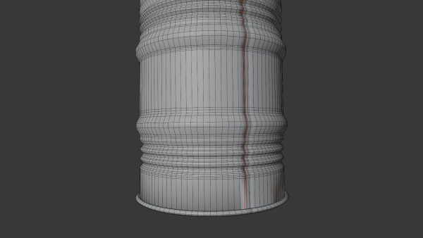 rusty metal barrel