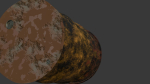 rusty metal barrel