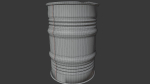 rusty metal barrel