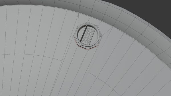 rusty metal barrel