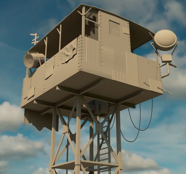 Rusty Military tower