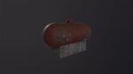 Rusty Oil Tank 3D Model