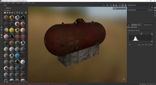 Rusty Oil Tank 3D Model