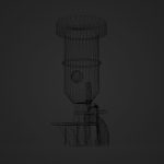 Rusty Old Oil Tank Game Ready Low Poly