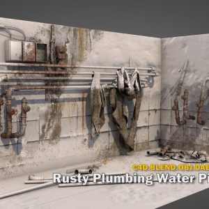 rusty-plumbing-water-pipes-v2-3d-model-low-poly-obj-3ds-fbx-c4d-blend-dae