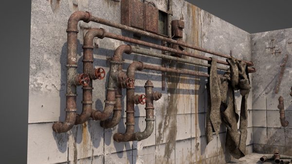 Rusty Plumbing Water Pipes v2
