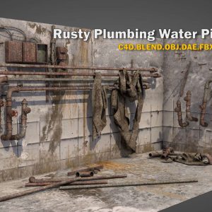 Rusty Plumbing Water Pipes v2
