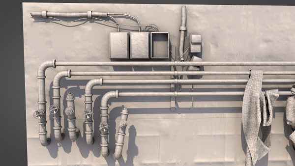 Rusty Plumbing Water Pipes v2