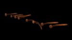Rusty screws low poly