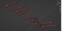 Rusty screws low poly