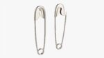 Safety pins open and locked