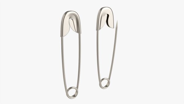 Safety pins open and locked