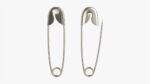 Safety pins open and locked