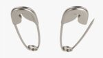 Safety pins open and locked