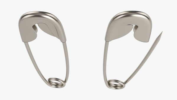 Safety pins open and locked