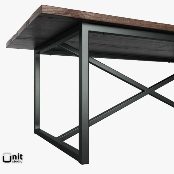 Salvaged Boatwood Rectangular Table by Restoration Hardware
